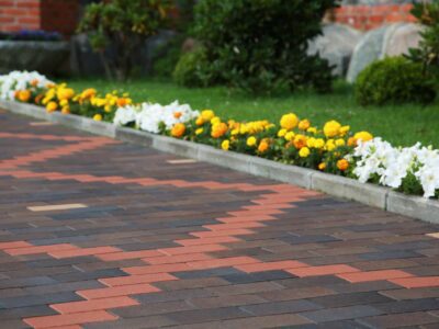 Brigg block paving driveway